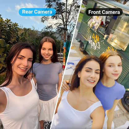 SelfieSight : Mini Vlogging Selfie Display for iPhone – Wired Rear Camera Monitor with Bluetooth Remote